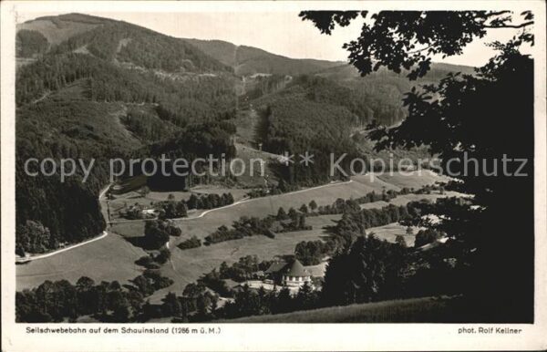 Foto Kellner Rolf Nr. 6727 Seilbahn Schauninsland