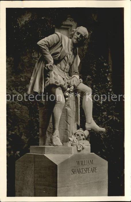 Shakespeare William Denkmal Weimar