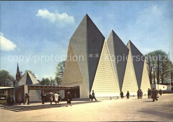 Exposition Universelle Bruxelles 1958 Pavillon de la Grande Bretagne
