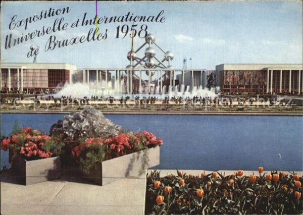 Exposition Universelle Bruxelles 1958 Place et Portique de Belgique