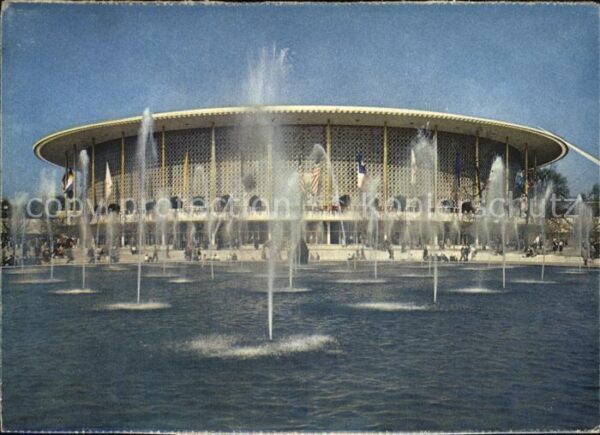 Exposition Universelle Bruxelles 1958 Pavillon des Etats-Unis