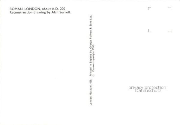Kuenstlerkarte Alan Sorrell Roman London – Bild 2