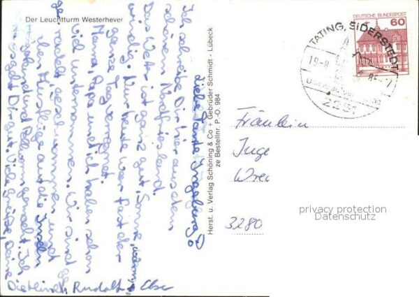 Leuchtturm Lighthouse Westerhever – Bild 2