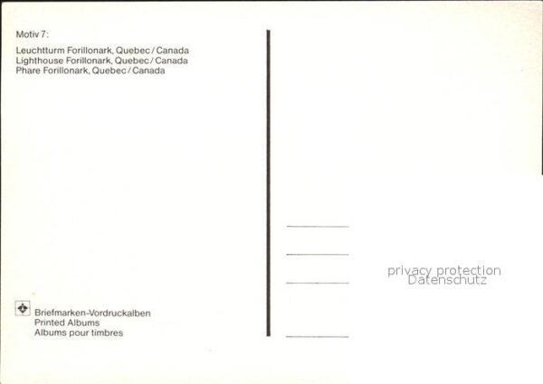 Leuchtturm Lighthouse Forillonark Quebec Canada – Bild 2