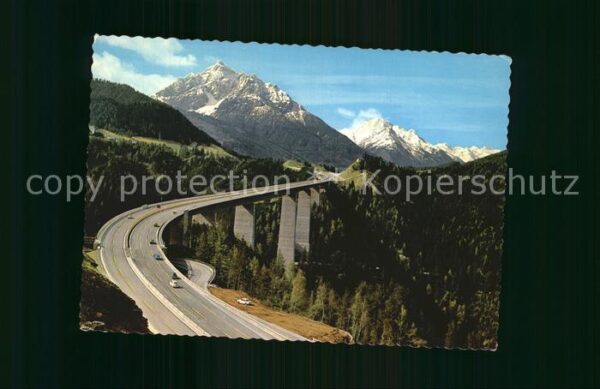 Bruecken Bridges Ponts Europabrücke Brennerautobahn Serles Hab