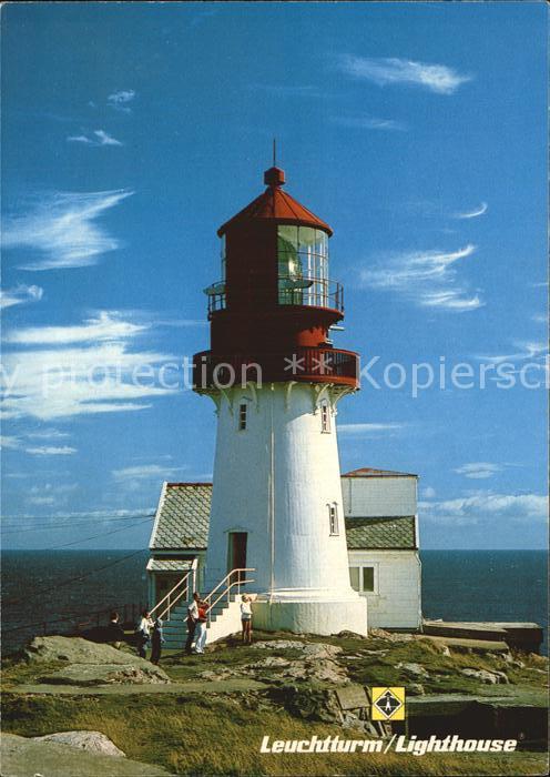 Leuchtturm Lighthouse Lindesnes Norwegen