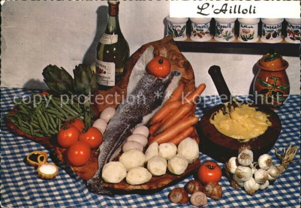 Lebensmittel Rezept Ailloli Fisch Tomaten Karotten K