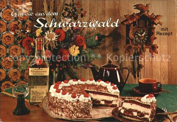 Lebensmittel Rezept Schwarzwälder Kirschtorte Kuckuc