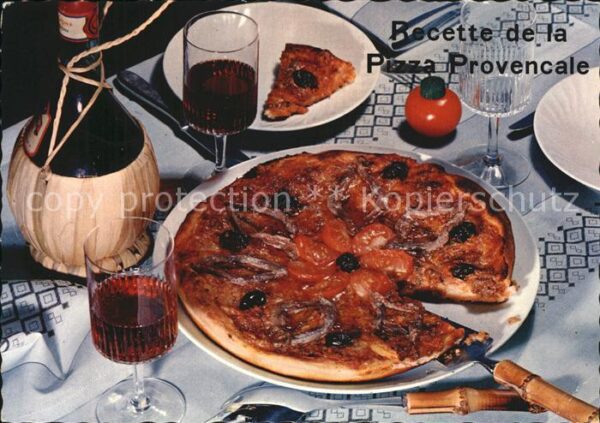Lebensmittel Recette Pizza Provencale