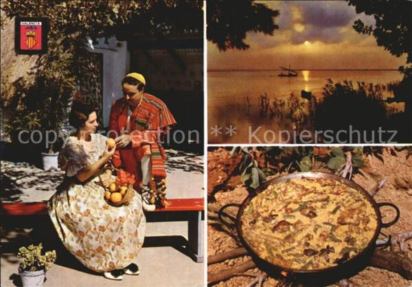 Trachten Spanien Paella valenciana