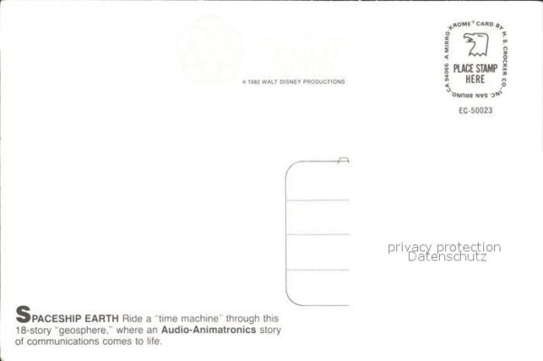 Walt Disney World Spaceship Earth – Bild 2