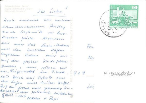 Faehre Ferry Bac Traghetto-- Schwedenfähre Skane Sassnitz – Bild 2