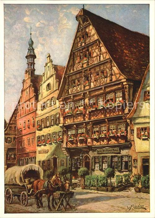 Moessler L. Dinkelsbühl Hotel Deutsches Haus