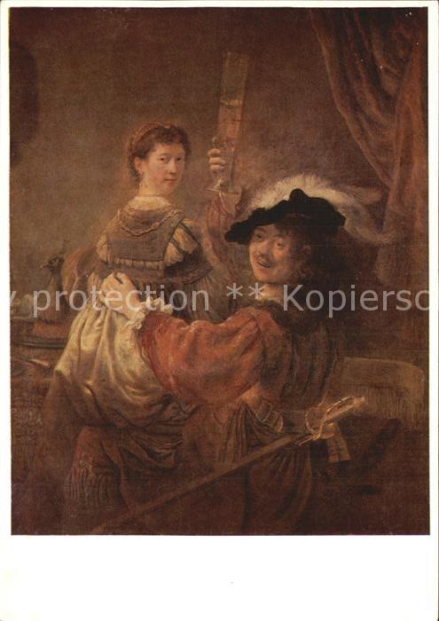 Rembrandt Selbstbildnis mit Saskia im Gleichnis v