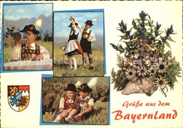 Trachten Bayern Kinder Tanz Bier