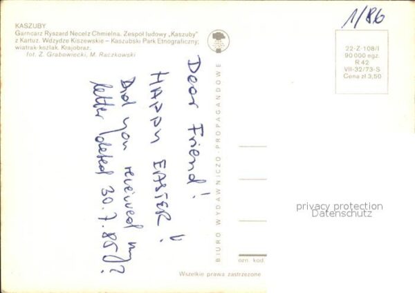 Trachten Polen Kaszuby Tanz Windmühle – Bild 2