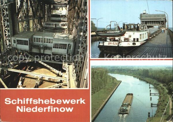 Schiffe Ships Navires Schiffshebewerk Niederfinow Kanalbrücke