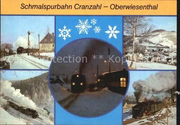 Eisenbahn Schmalspurbahn Cranzahl-Oberwiesenthal