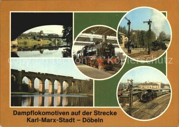 Lokomotive Strecke Karl-Marx-Stadt-Döbeln