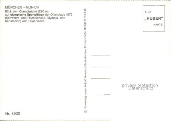 Olympia Blick vom Olympiaturm München – Bild 2