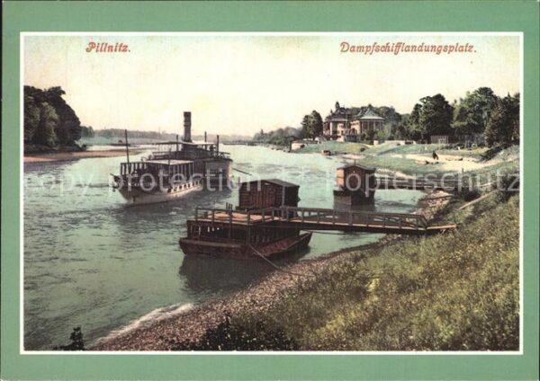 Dampfer Seitenrad Pillnitz Dampfschifflandungsplatz