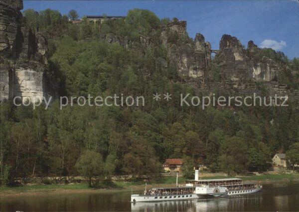 Dampfer Seitenrad Bastei Sächsische Schweiz