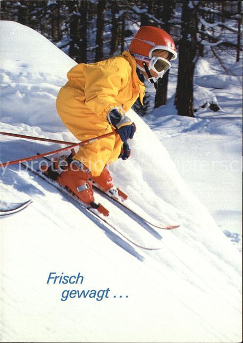 Skifahren Kind