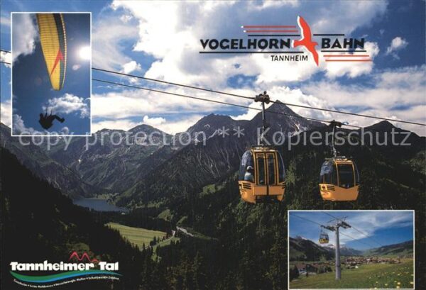 Seilbahn Vogelhorn Tannheim Tirol Paragleiten