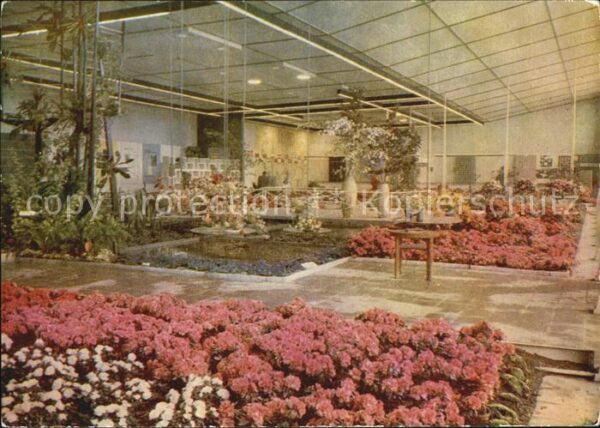 Gartenbauaustellung Erfurt Halle XIII Blumen- und Zierpflan