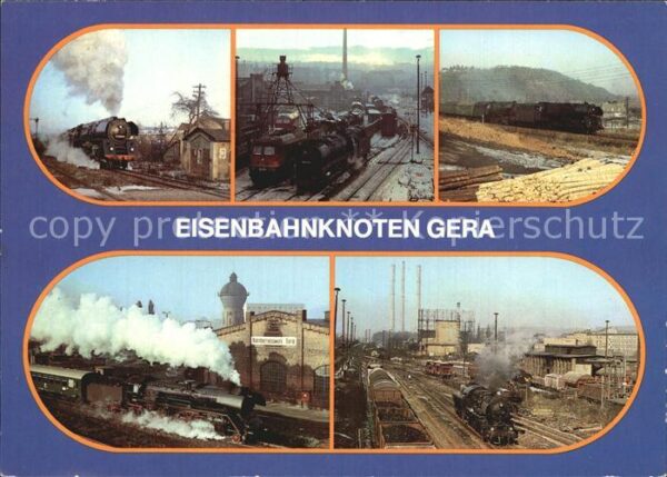 Lokomotive Eisenbahnknoten Gera Bahnbetriebswerk G