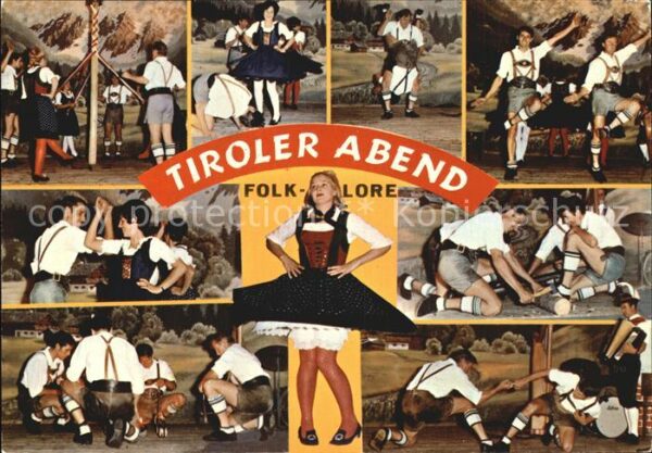 Tanz Taenzer Bändertanz Folklore Tirol Schinkenklopf