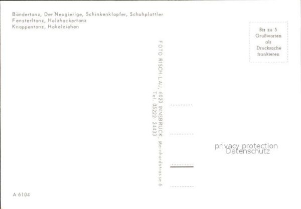 Tanz Taenzer Bändertanz Folklore Tirol Schinkenklopf – Bild 2