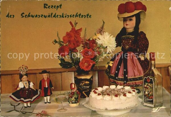 Lebensmittel Rezept Schwarzwälder Kirschtorte