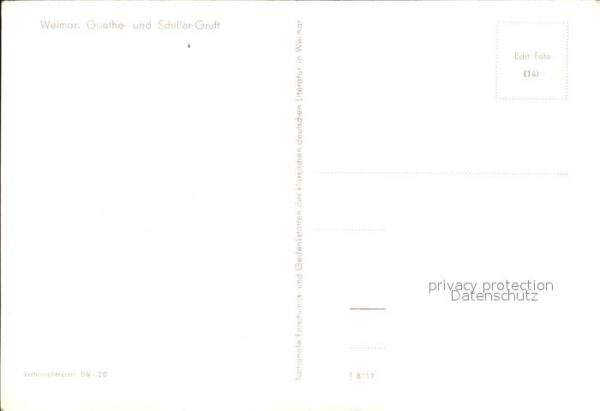 Tod Goethe- und Schiller-Gruft Weimar – Bild 2