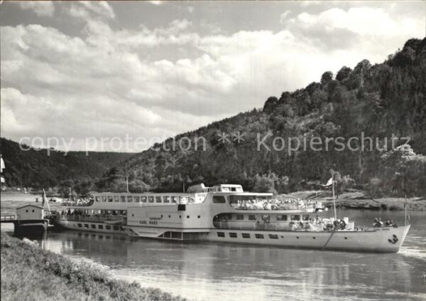 Motorschiffe MS Karl Marx Schmilka Weisse Flotte Dre
