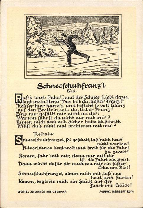 Liederkarte Schneeschuhfranz'l Ski-Langlauf