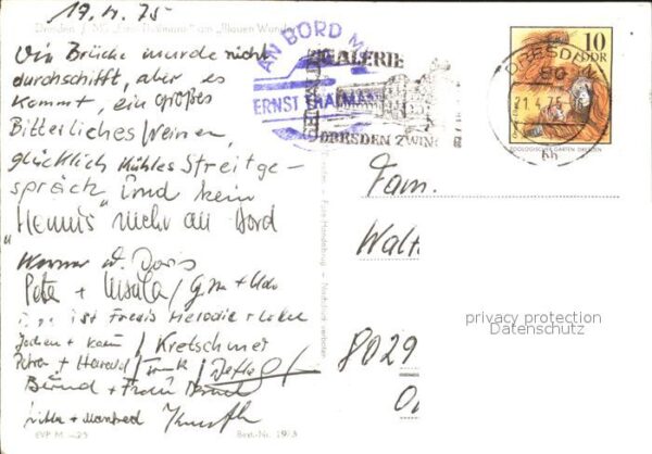 Motorschiffe MS Ernst Thälmann Dresden Blaues Wunder – Bild 2