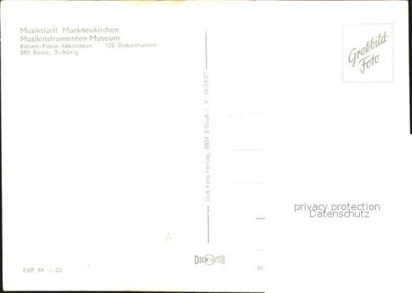 Akkordeon Musikinstrumenten-Museum Markneukirchen – Bild 2