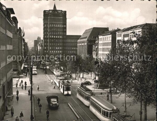 Strassenbahn Düsseldorf Alleestrasse
