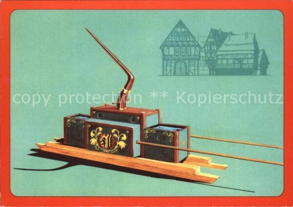 Feuerwehr Ratsfeuerspritze mit Wenderohr um 1655