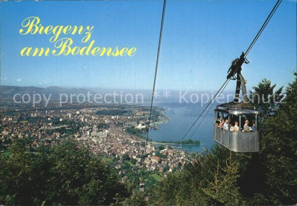 Seilbahn Pfänderbahn Bregenz Bodensee