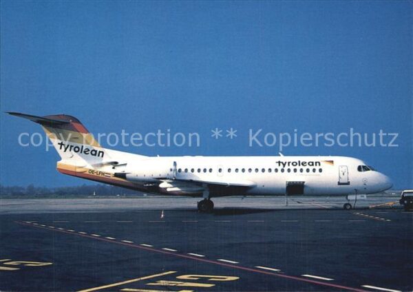 Flugzeuge Zivil Tyrolean Fokker 70 OE-LFH cn 11554