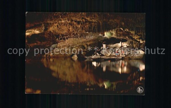 Hoehlen Caves Grottes Han-sur-Lesse Lac