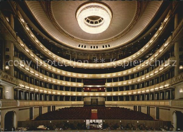 Opergebaeude Wien Staatsoper Innenaufnahme