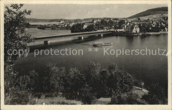 Saalburg Saale Stausee der Bleibergsperre