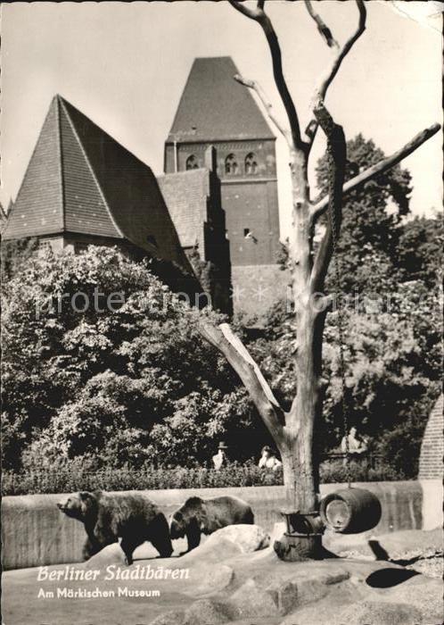Berlin Berliner Stadtbären am Märkischen Museu