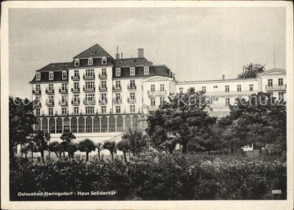 Heringsdorf Ostseebad Usedom Haus Solidarität