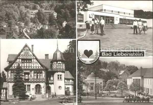 Bad Liebenstein Kurhaus Kullturhaus Postamt Brunnentemp