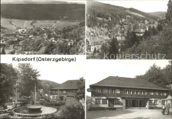 Kipsdorf Erholungsort Brunnen Ho Bahnhofsgaststä