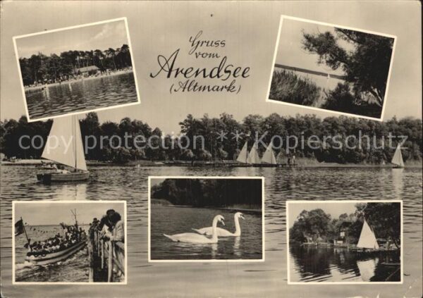 Arendsee Altmark Fähre Segelboote
